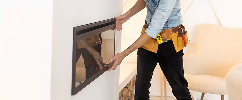 Metal Fireplace Installation in Winthrop, Massachusetts