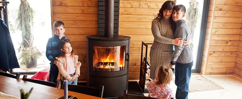Morso Cast Iron Fireplace Insert Installation in Winthrop, Massachusetts