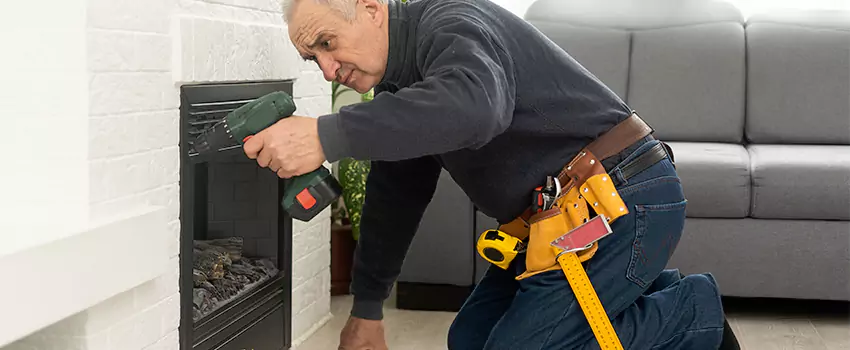 New Indoor Fireplace Installation in Winthrop, Massachusetts
