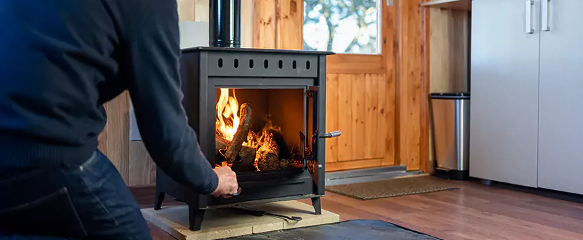 Open Hearth Wood Fireplace Installation in Winthrop, MA