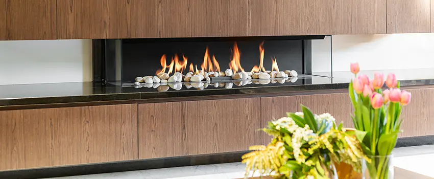 Double-height Fireplace Design Refurbishment in Winthrop, Massachusetts